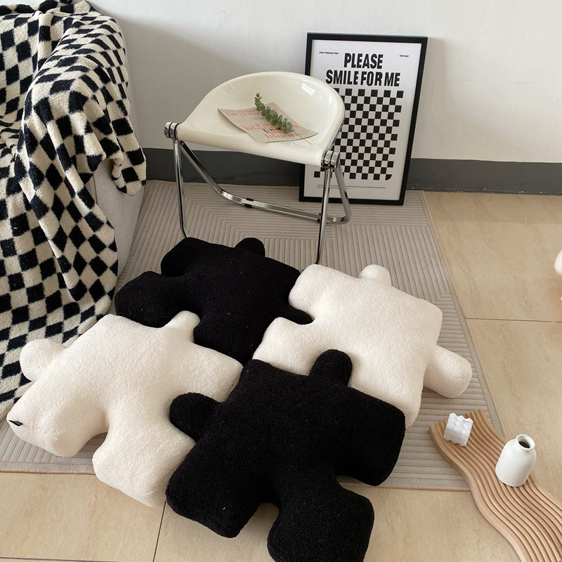 Round Teddy Fleece Floor Cushion