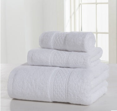 Cotton Terry Bathrobe & Towel Set