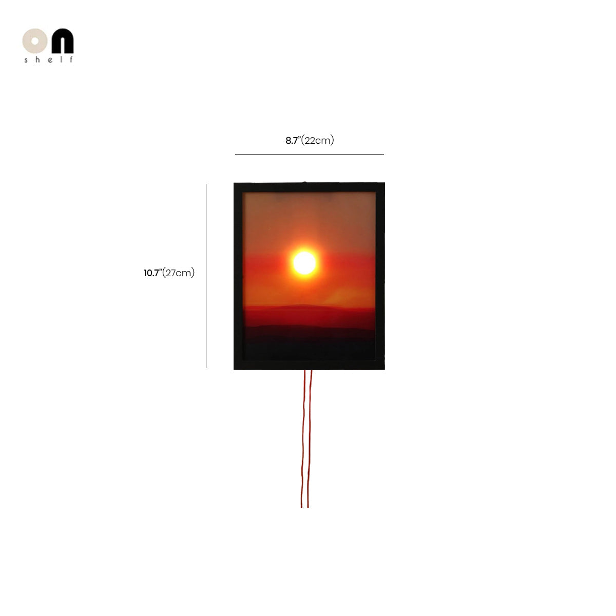 Wall Lamp Rising Falling Sun Interactive Light Novelty Humor Bedroom Living Room Office Home Decor Unique Housewarming Gift