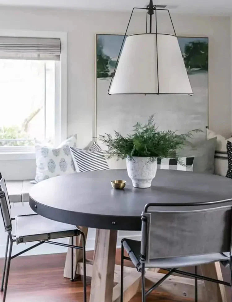 Pendant Ceiling Light Vintage Cloth Fabric Contemporary Hanging Lamp Living Room Bedroom Dining Kitchen Office Home Gift
