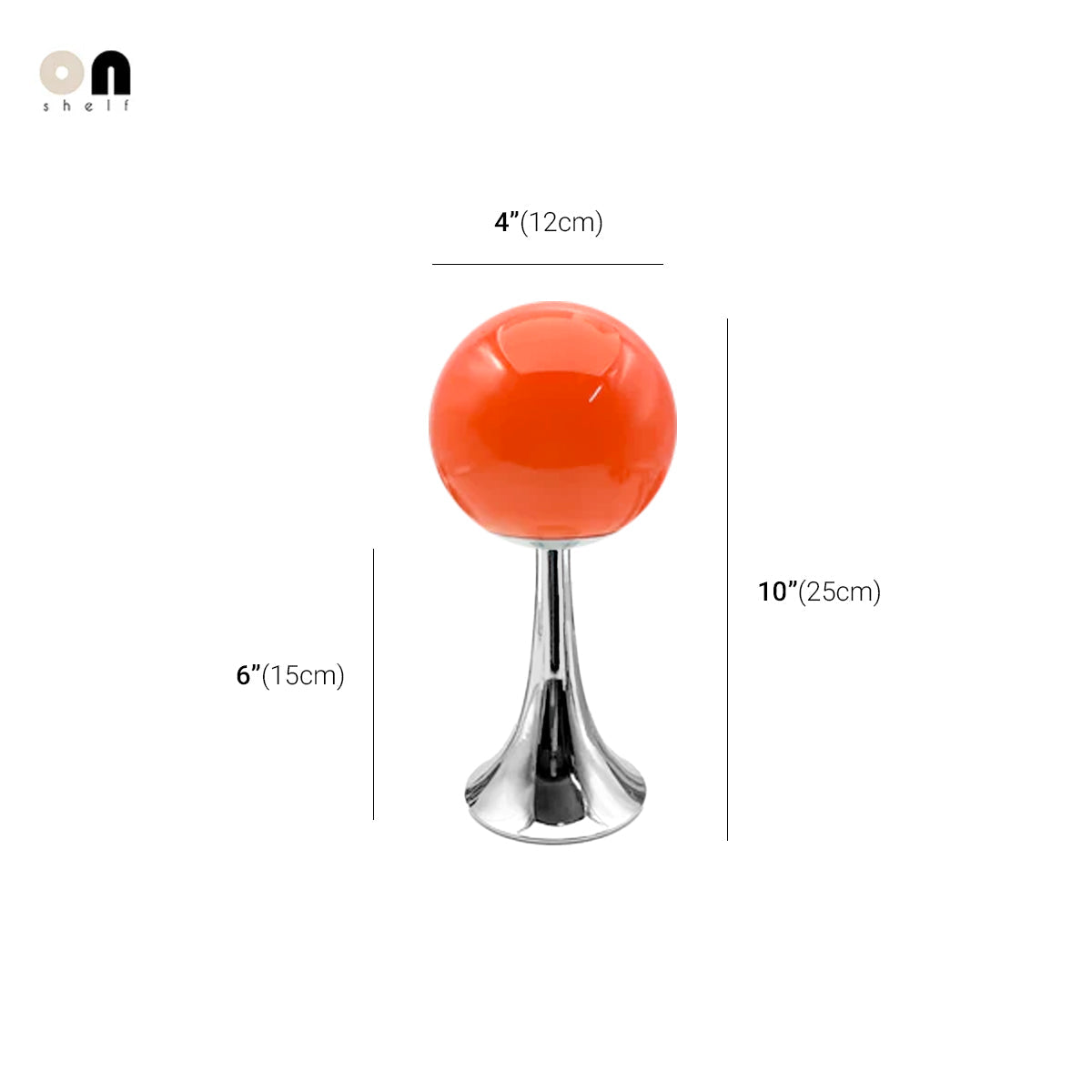 Table Lamp Colored Glass Ball Retro Contemporary Minimalist Bedroom Living Room Office Shelf Desk Home Decor Unique Gift