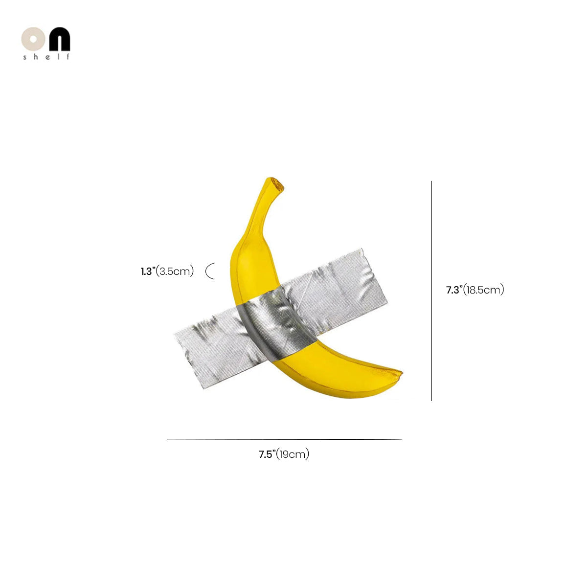Wall Decor Banana Duck Tape Artistic Humor Contemporary Kid's Room Living Room Bedroom Office Home Decor Novelty Unique Gift