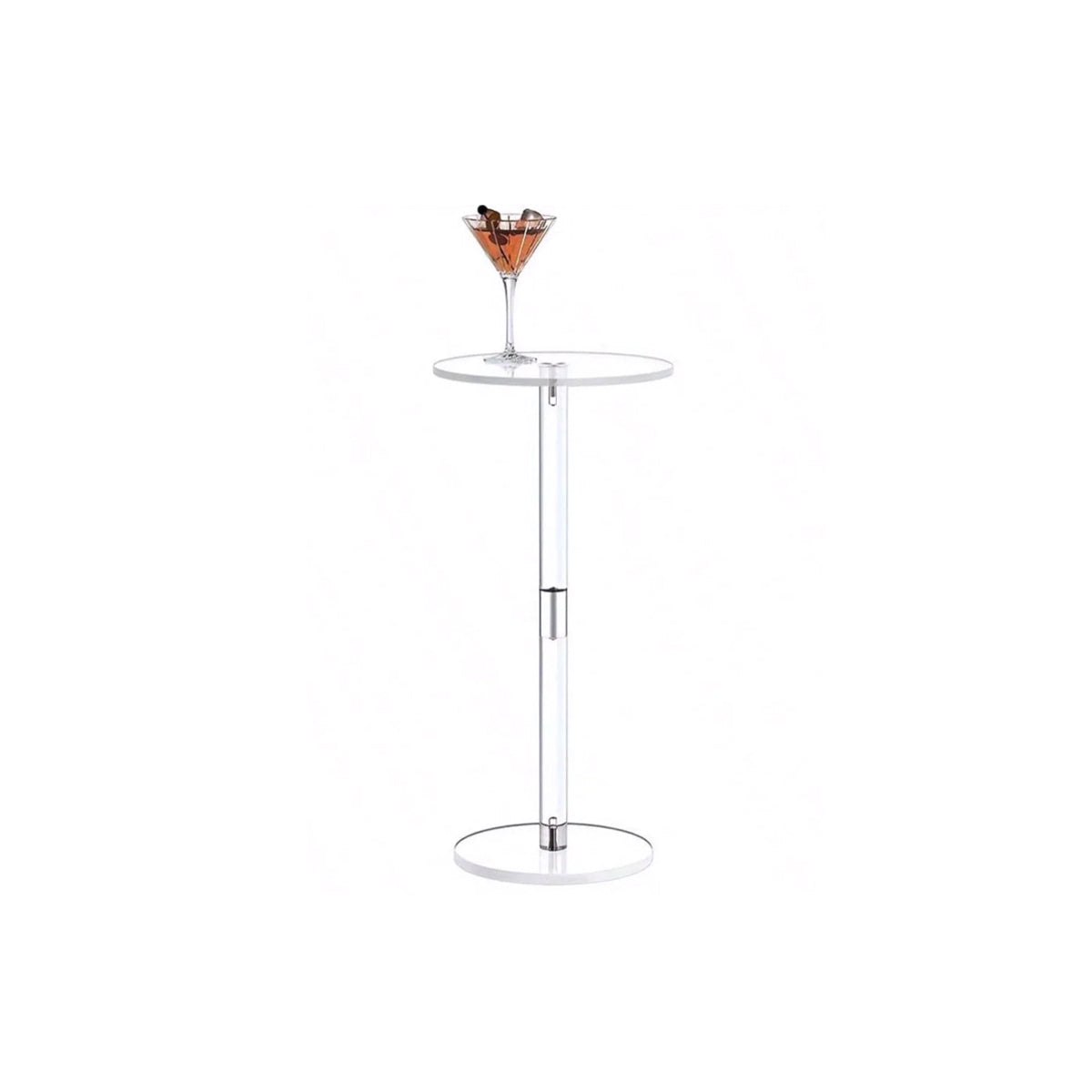 Side Table Mini Acrylic Transparent Contemporary Furniture Living Room Bedroom Office Home Accent End Table Decor Gift Housewarming Gift