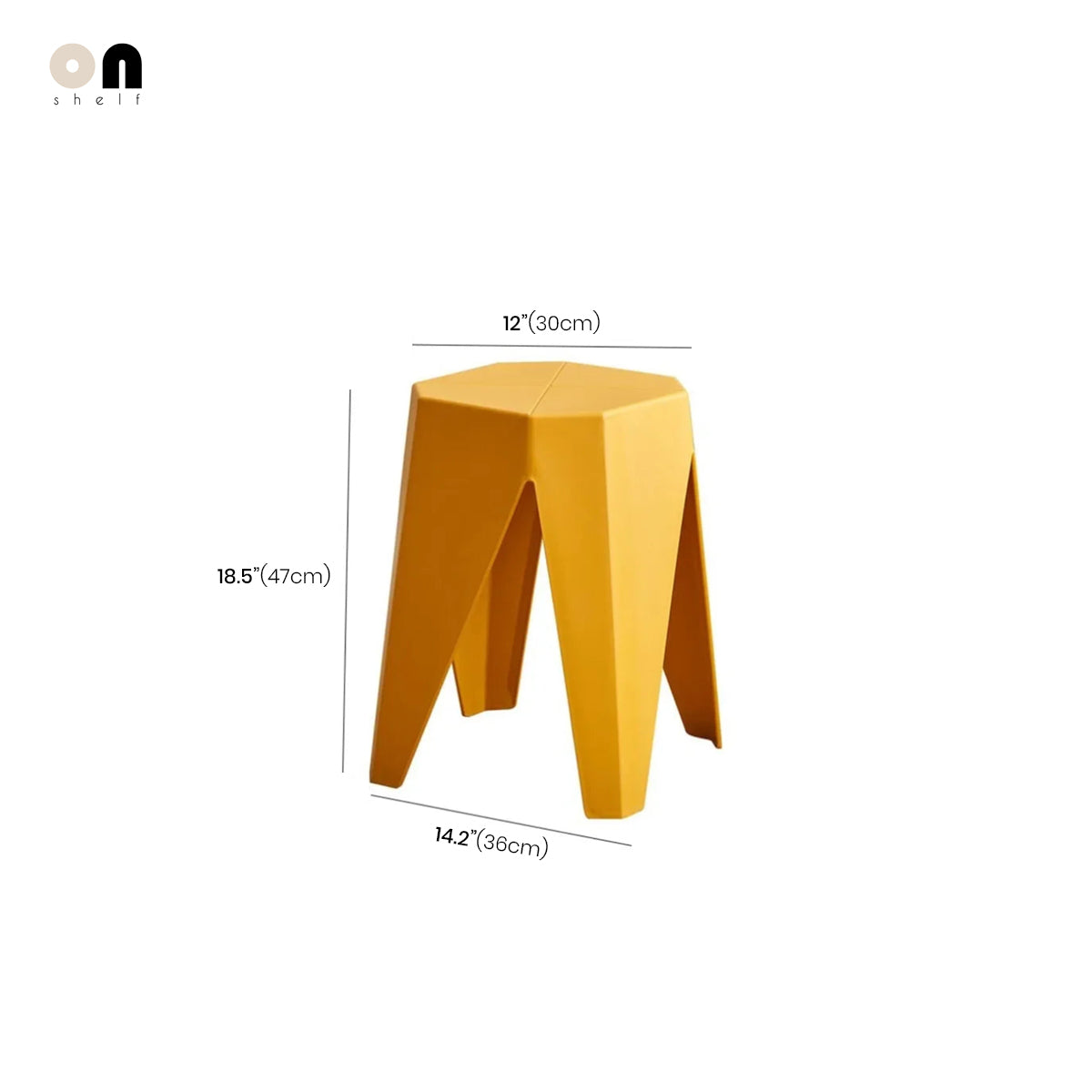 Dining Chair Stool Origami Eco-Mold Recycled ABS Nordic Retro Colorful Kitchen Office Home Furniture Housewarming Gift Dining
