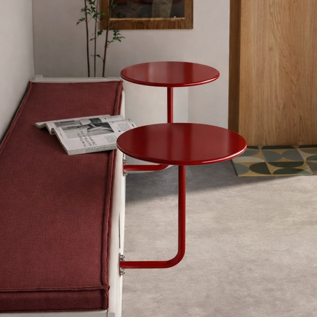 Wall Mount Coffee Table Floating Shelf Nordic Retro Scandinavian Living Room Bedroom Office Home Decor Housewarming Gift