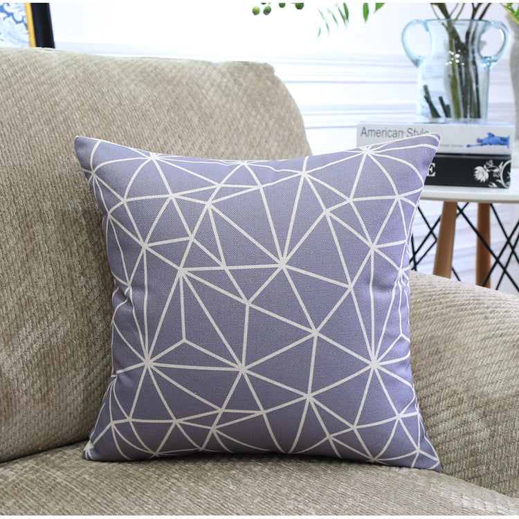 Geometric Abstract Cushion Cover