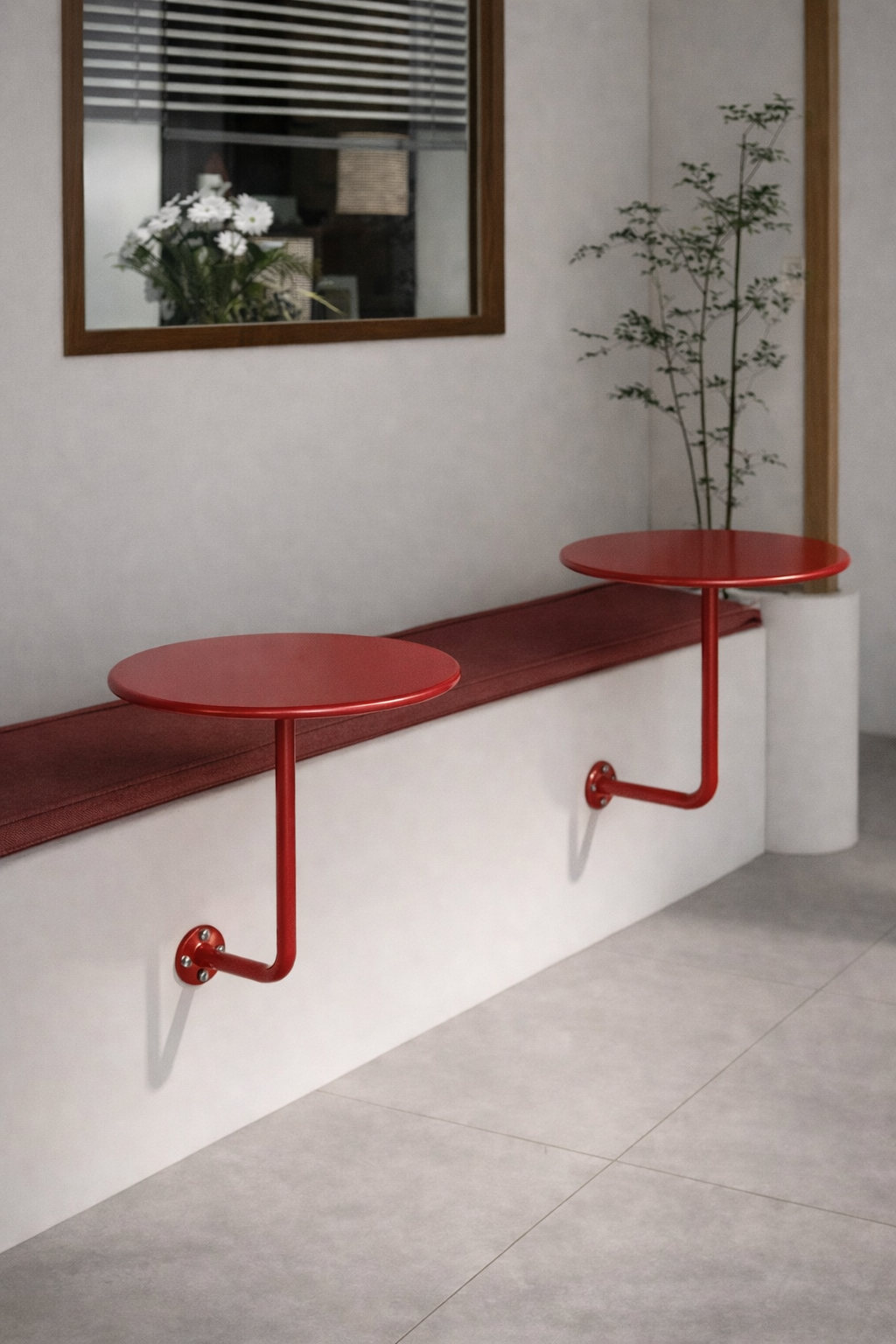 Wall Mount Coffee Table Floating Shelf Nordic Retro Scandinavian Living Room Bedroom Office Home Decor Housewarming Gift