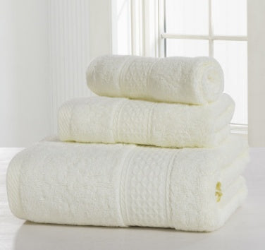Cotton Terry Bathrobe & Towel Set