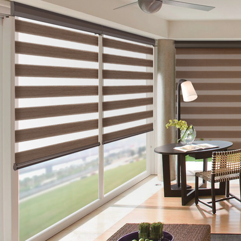Dual-Layer Gauze Roller Blind