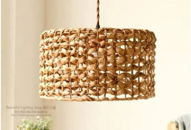 Rattan Bamboo Dining Chandelier
