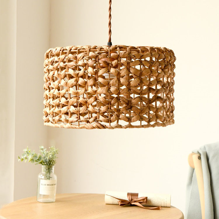 Rattan Bamboo Dining Chandelier