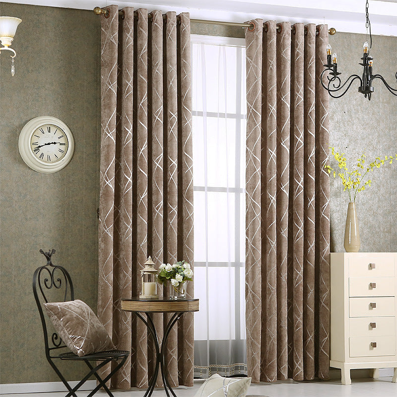 Jacquard Chenille Panel Curtains