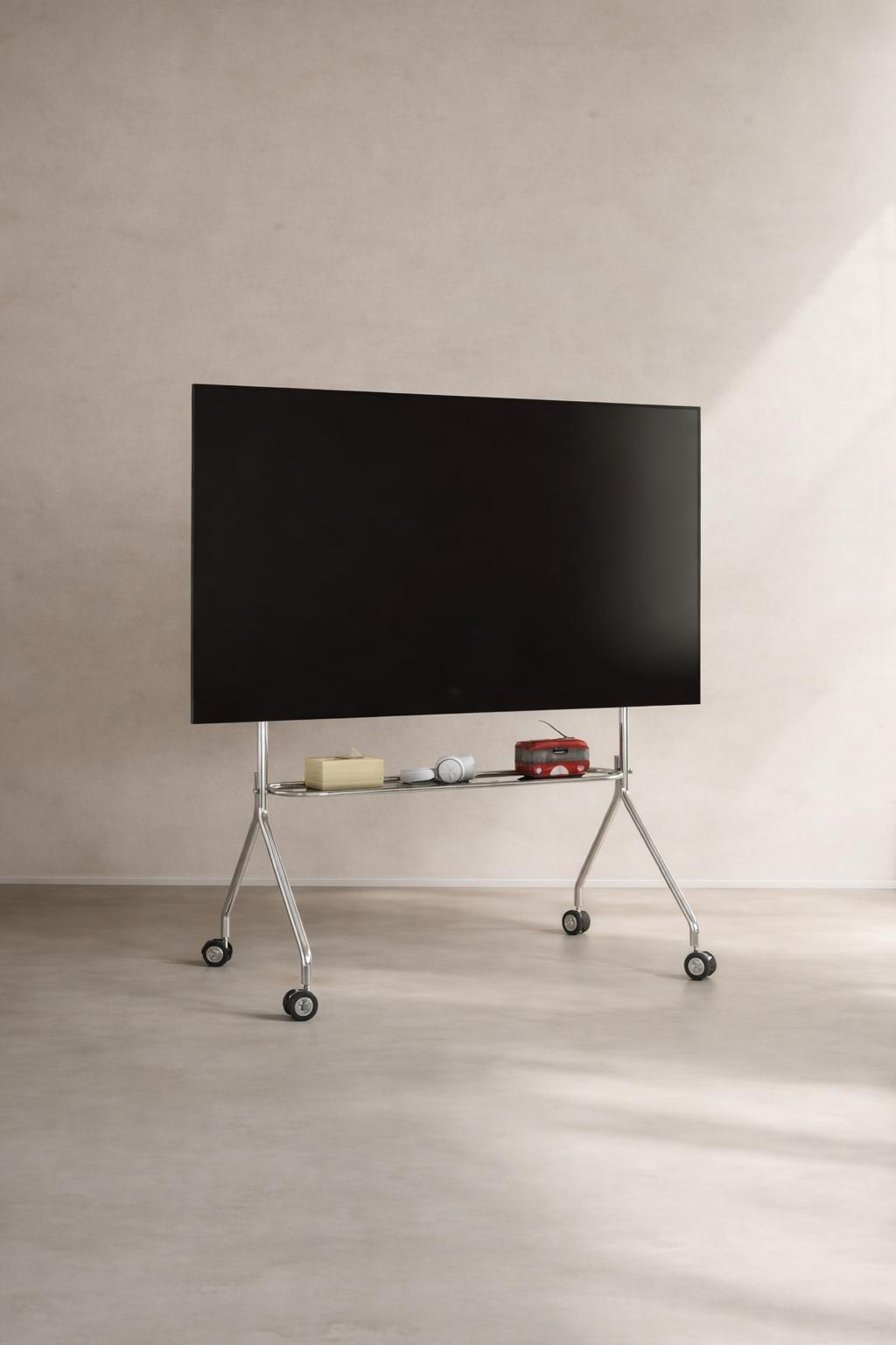 TV Stand Entertainment Center Shelving Stainless Steel Industrial Contemporary Furniture Living Room Home Decor Gift Bedroom