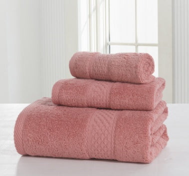 Cotton Terry Bathrobe & Towel Set
