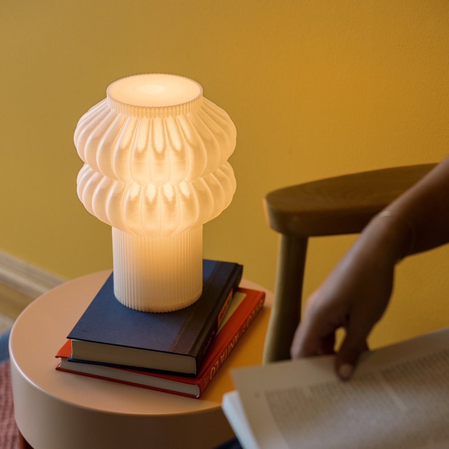 Table Lamp Contemporary Minimalist Oppi Style Bedroom Living Room Office Shelf Desk Home Decor Housewarming Unique Gift Housewarming