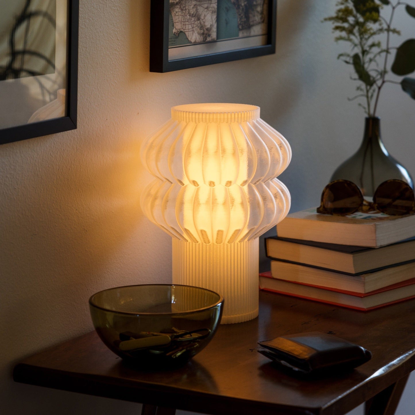 Table Lamp Contemporary Minimalist Oppi Style Bedroom Living Room Office Shelf Desk Home Decor Housewarming Unique Gift Housewarming