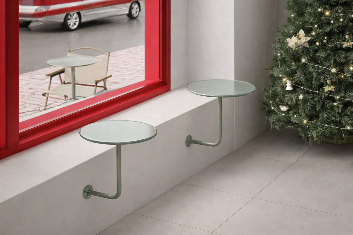 Wall Mount Coffee Table Floating Shelf Nordic Retro Scandinavian Living Room Bedroom Office Home Decor Housewarming Gift