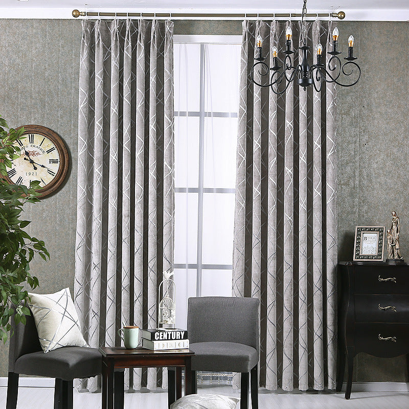 Jacquard Chenille Panel Curtains