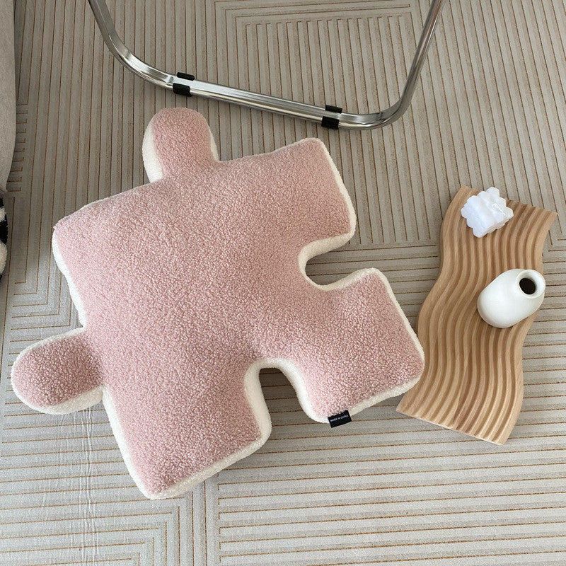 Round Teddy Fleece Floor Cushion