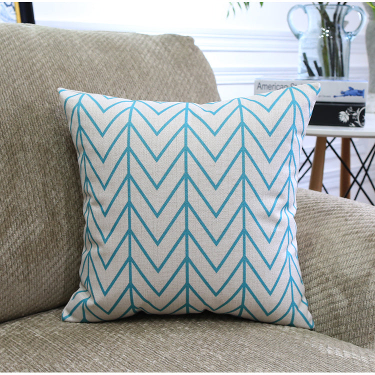 Geometric Abstract Cushion Cover