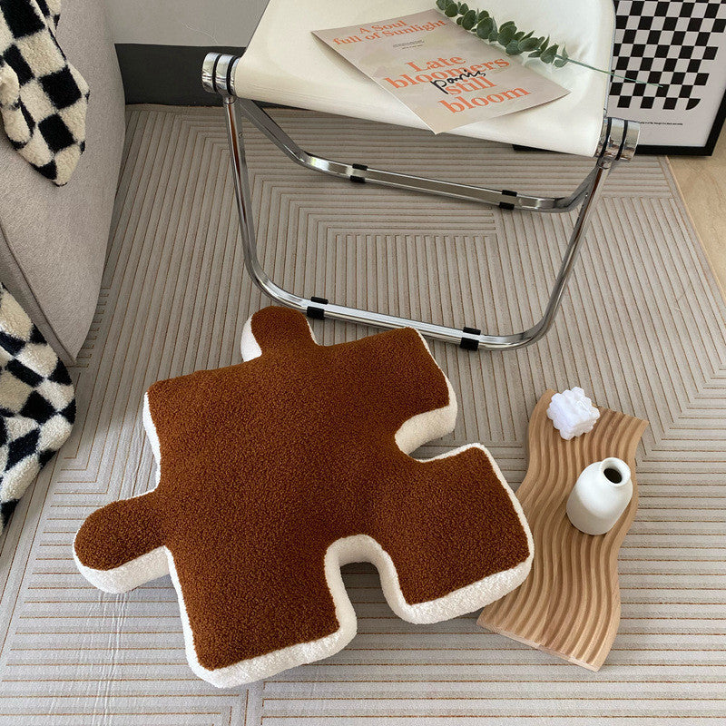 Round Teddy Fleece Floor Cushion