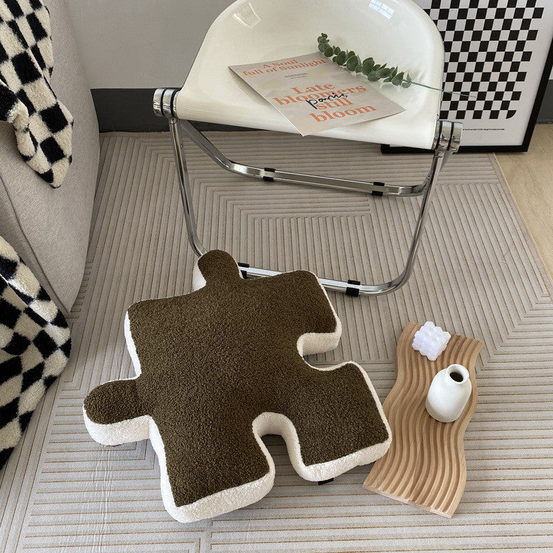 Round Teddy Fleece Floor Cushion