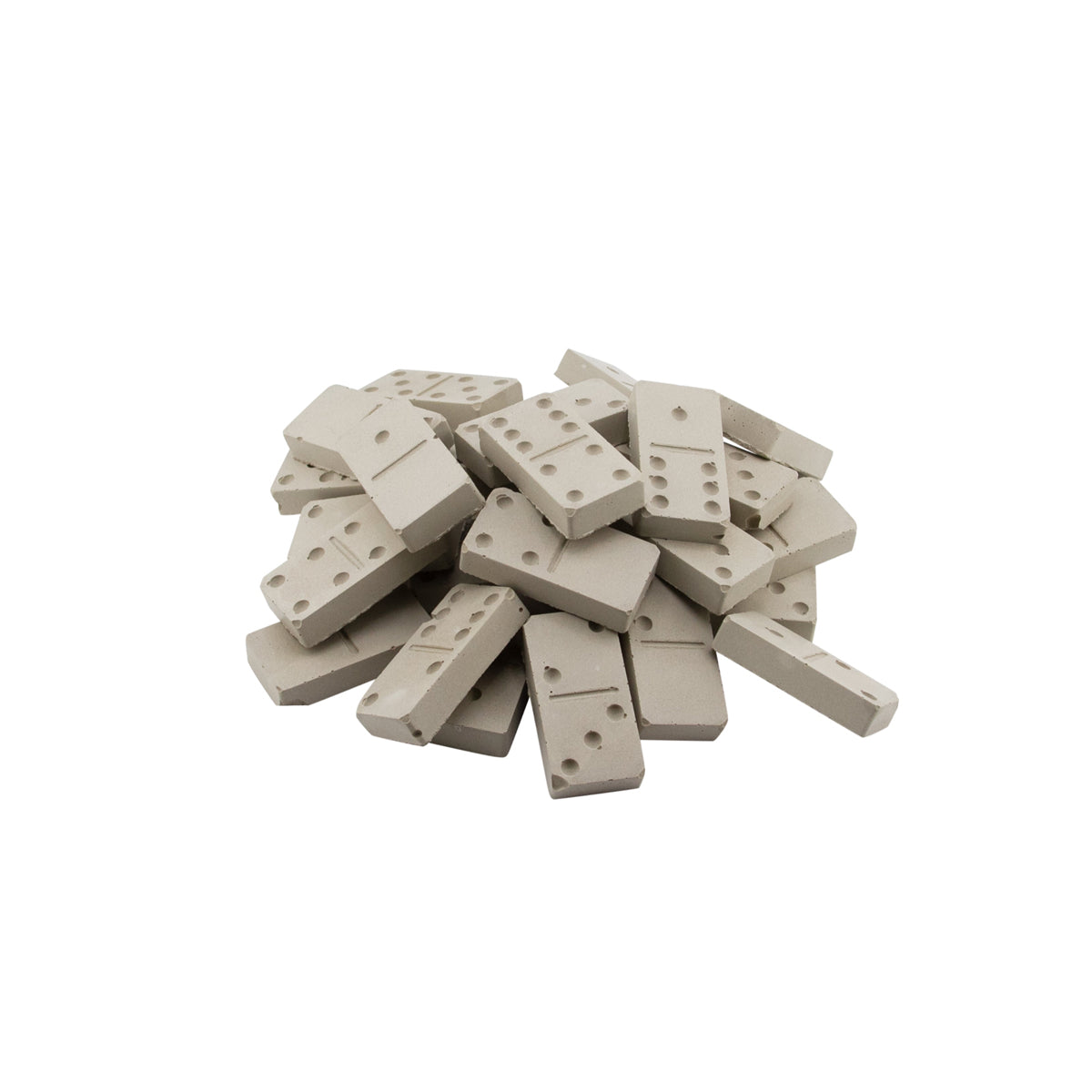 Domino Set Concrete Cement Game Room Industrial Novelty Sculptural Office Shelf Home Decor Gift Game Night Entertainment