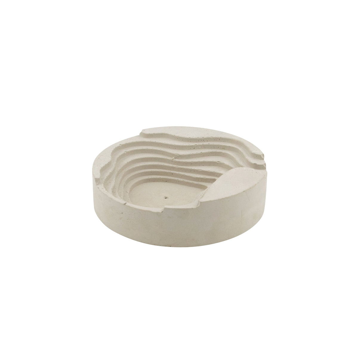 Ashtray Topographic Industrial Contemporary Concrete Cement Novelty Desk Office Shelf Home Decor Unique Gift for Smokers
