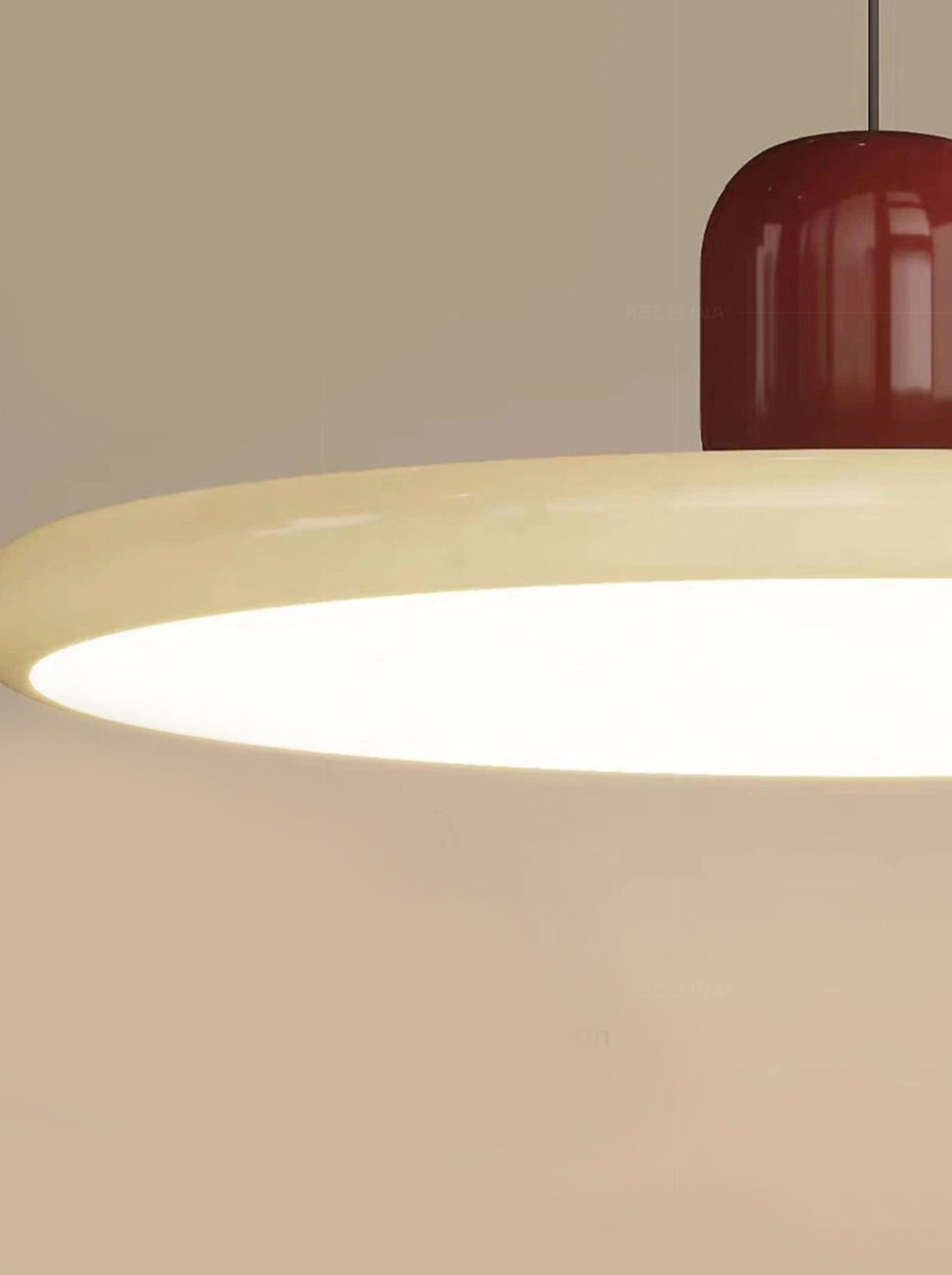 Pendant Ceiling Light Ball Saucer Nordic Mid-Century Retro Colorful Hanging Lamp Living Room Bedroom Dining Kitchen Gift