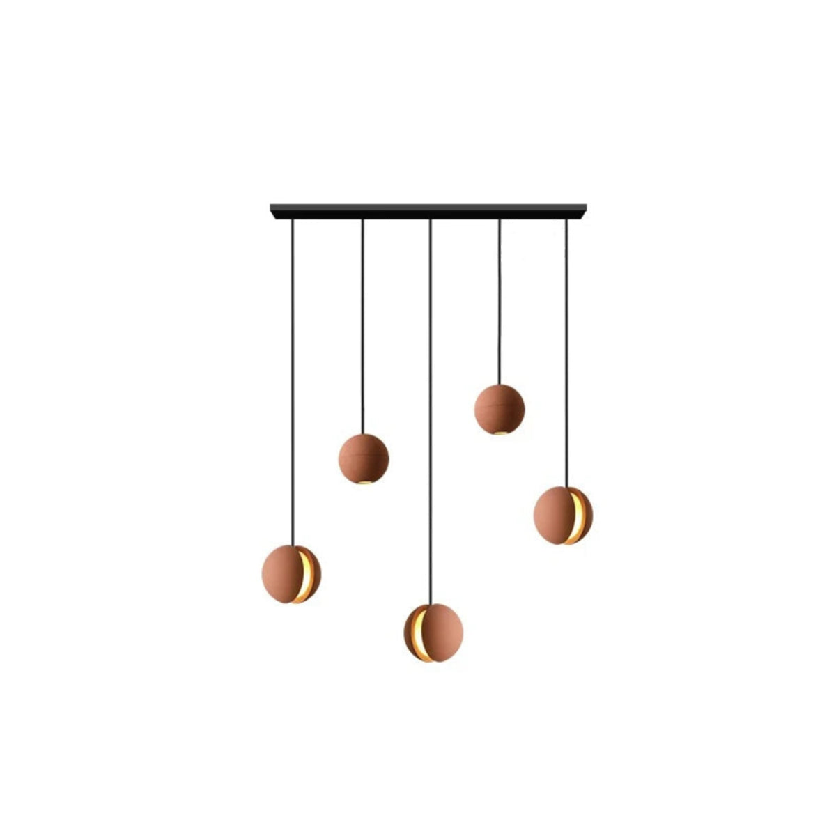 Ceiling Light Cement Moon Planet Ball Contemporary Fixture Chandelier Living Room Bedroom Dining Kitchen Office Home Gift