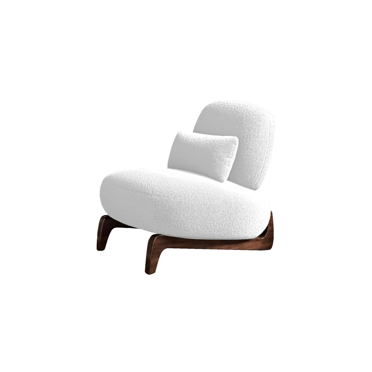 Lounge Chair Accent Chair Boucle Tilt Back Cloud Contemporary Mid-Century Couch Furniture Living Room Bedroom Reading Gift