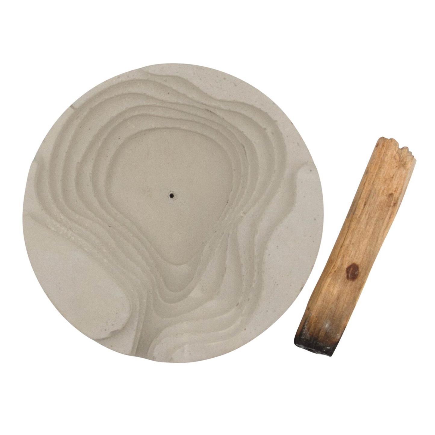 Ashtray Topographic Industrial Contemporary Concrete Cement Novelty Desk Office Shelf Home Decor Unique Gift for Smokers