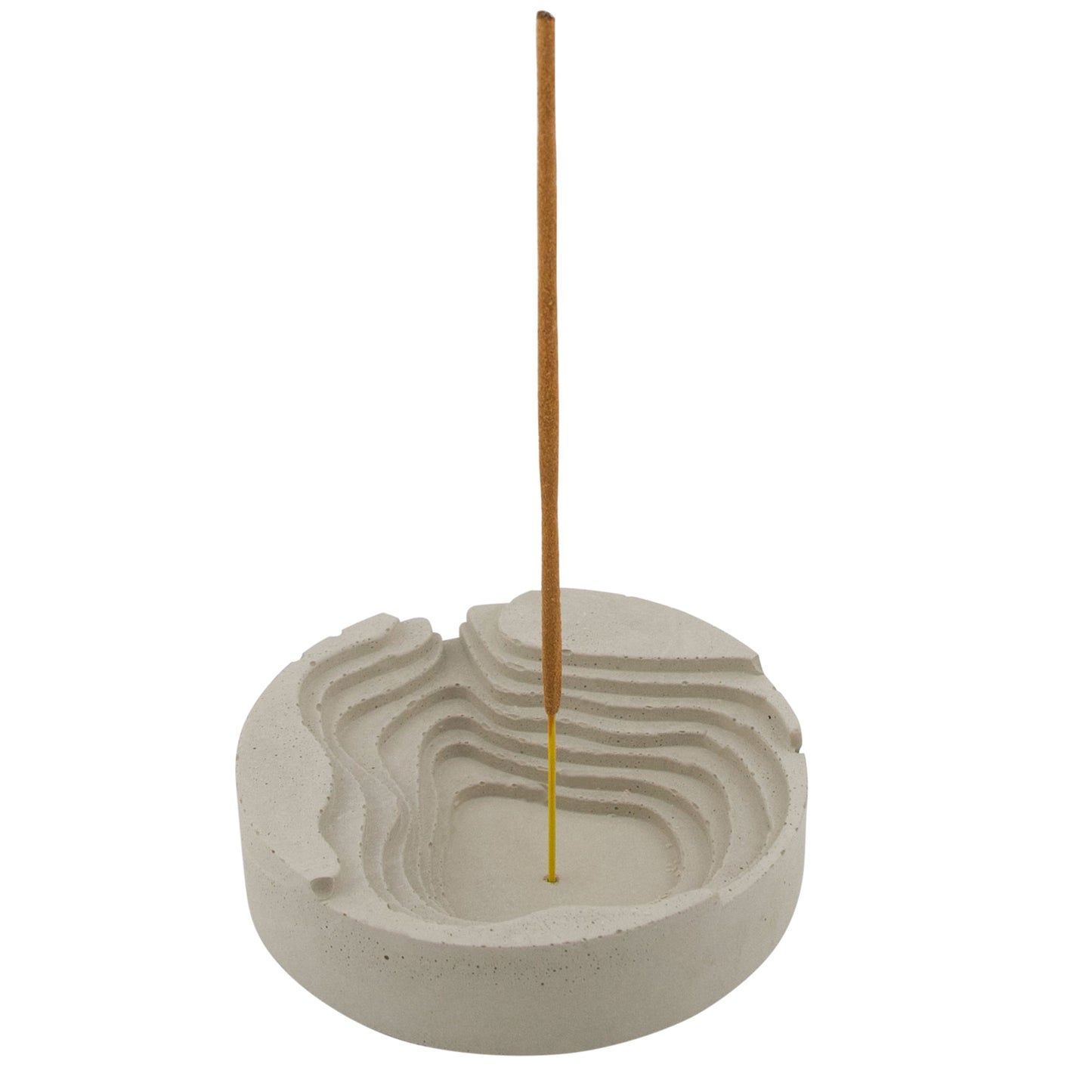 Ashtray Topographic Industrial Contemporary Concrete Cement Novelty Desk Office Shelf Home Decor Unique Gift for Smokers