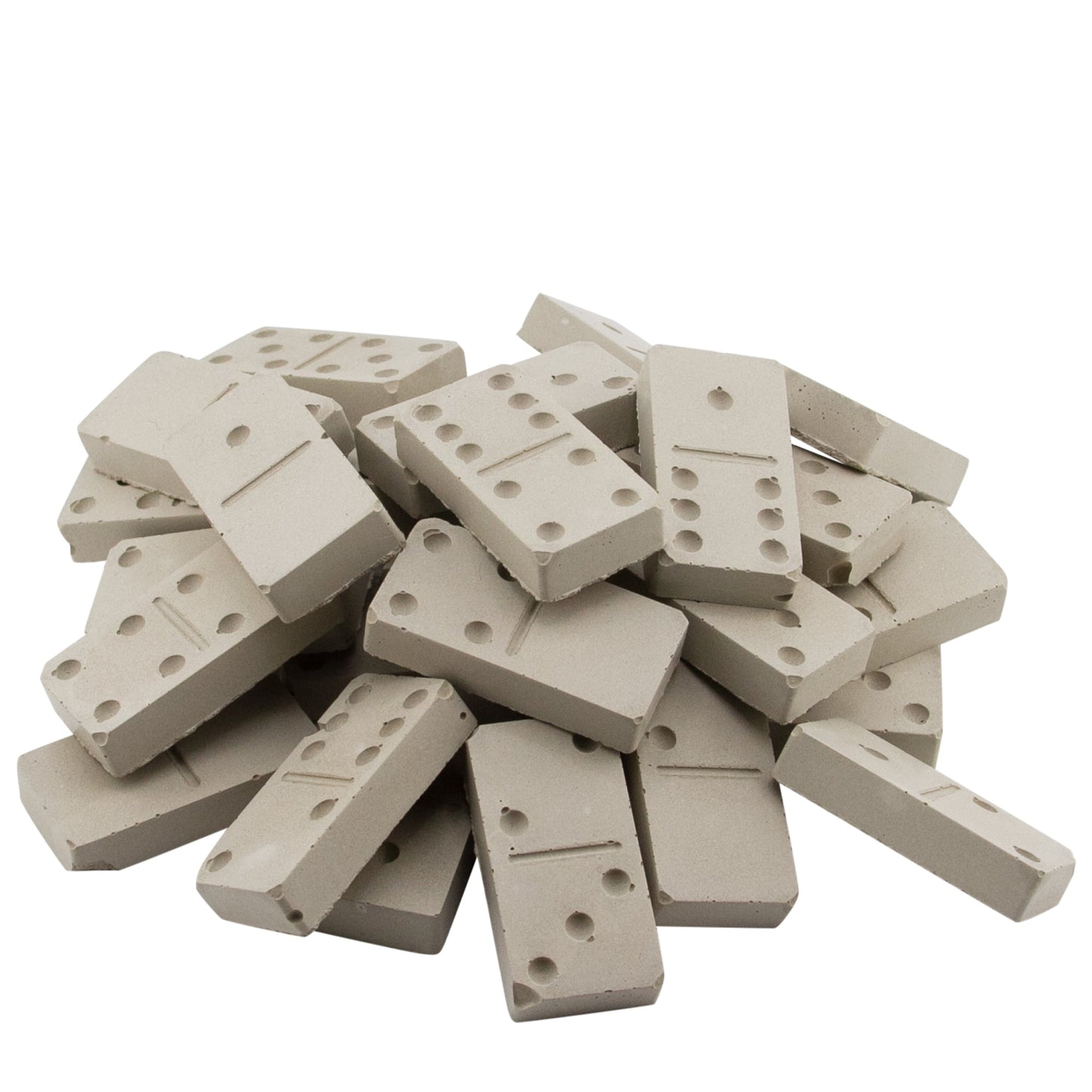 Domino Set Concrete Cement Game Room Industrial Novelty Sculptural Office Shelf Home Decor Gift Game Night Entertainment