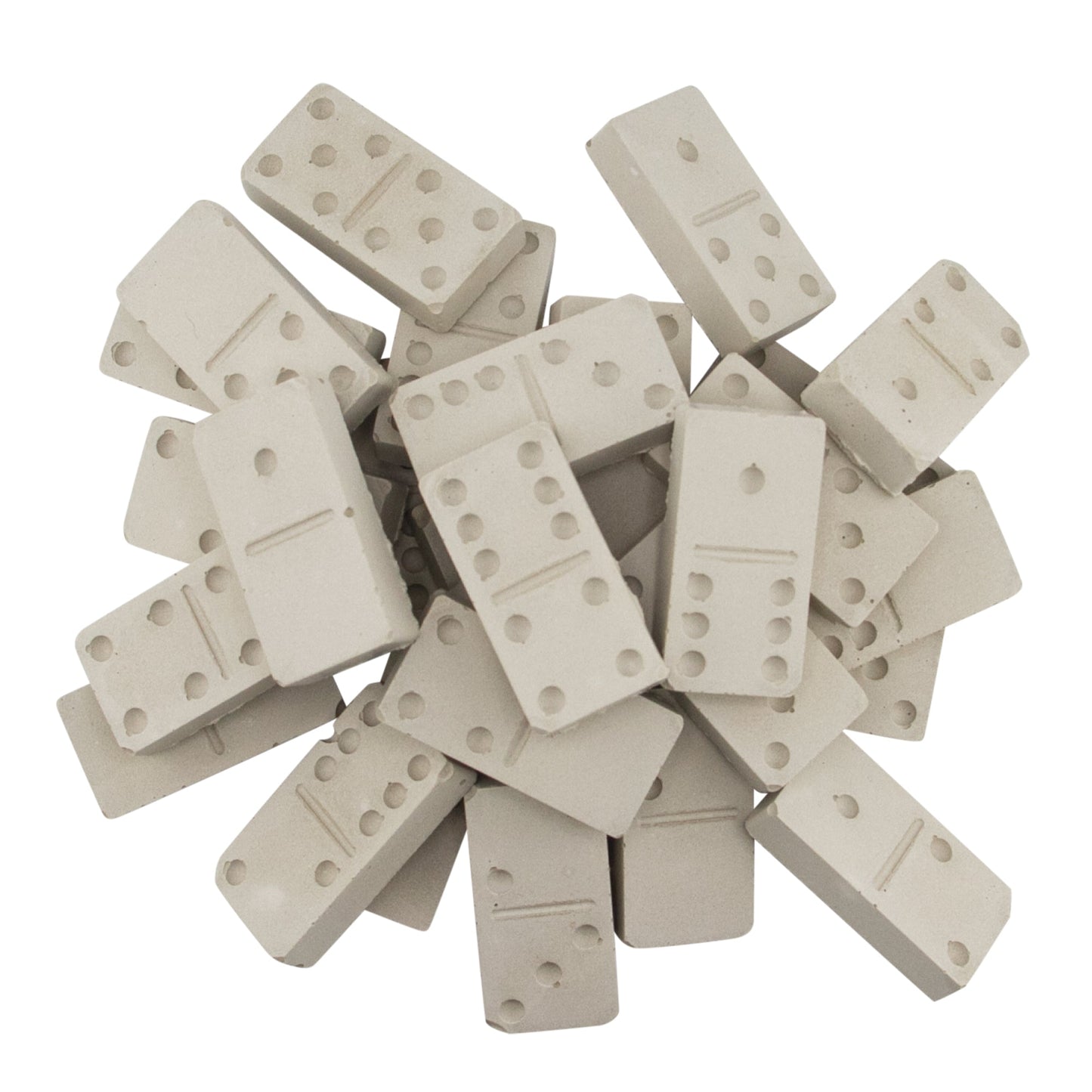 Domino Set Concrete Cement Game Room Industrial Novelty Sculptural Office Shelf Home Decor Gift Game Night Entertainment