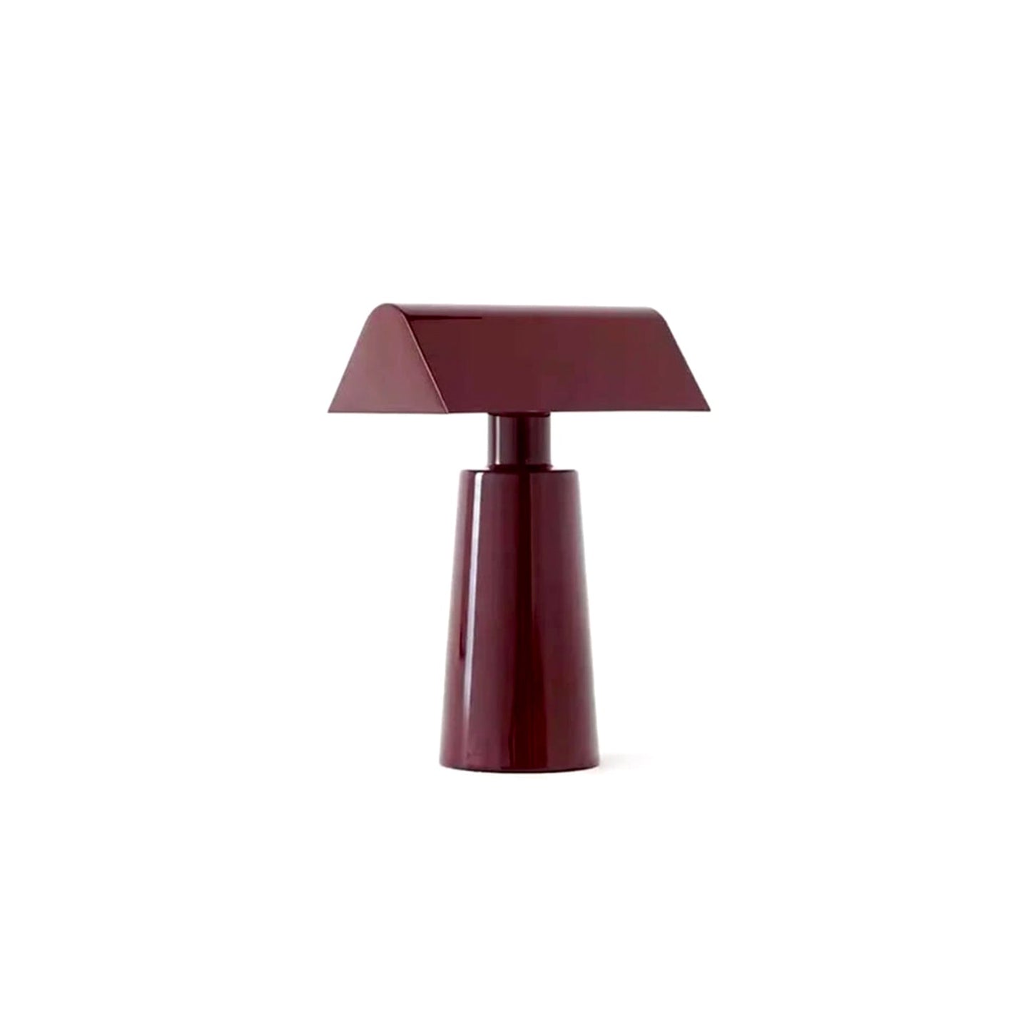 Table Lamp Cordless Wireless Pyramid Contemporary Mid-Century Retro Dimmable Bedroom Living Room Office Shelf Home Decor Gift