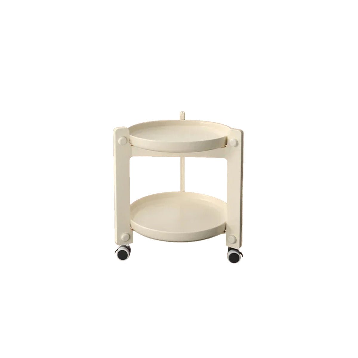 Side Table ABS Movable Rack Mid-Century Nordic Retro Contemporary End Table Living Room Bedroom Office Home Furniture Gift