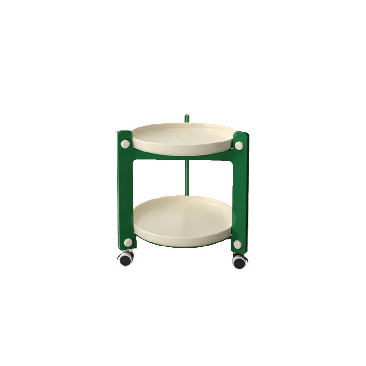 Side Table ABS Movable Rack Mid-Century Nordic Retro Contemporary End Table Living Room Bedroom Office Home Furniture Gift