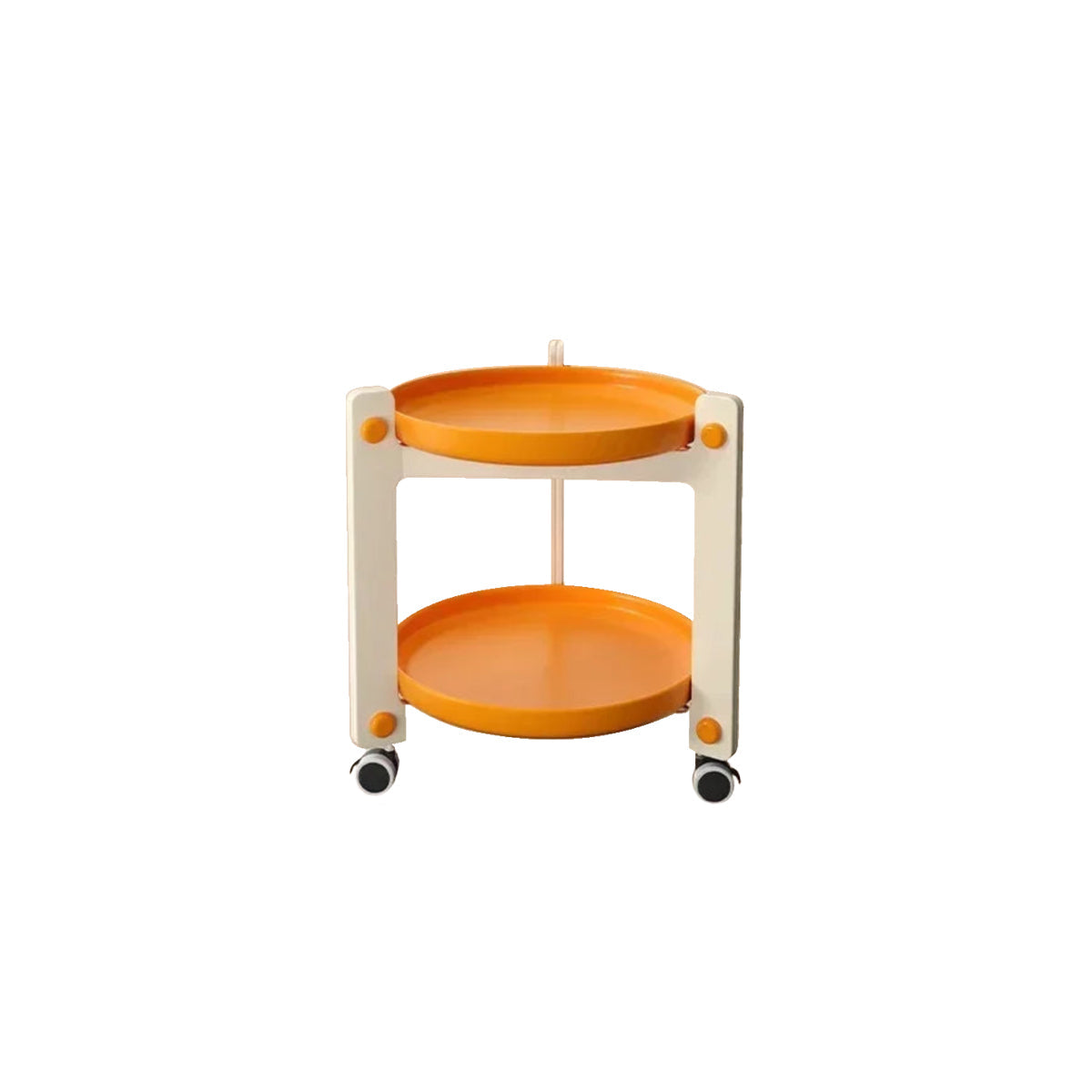 Side Table ABS Movable Rack Mid-Century Nordic Retro Contemporary End Table Living Room Bedroom Office Home Furniture Gift