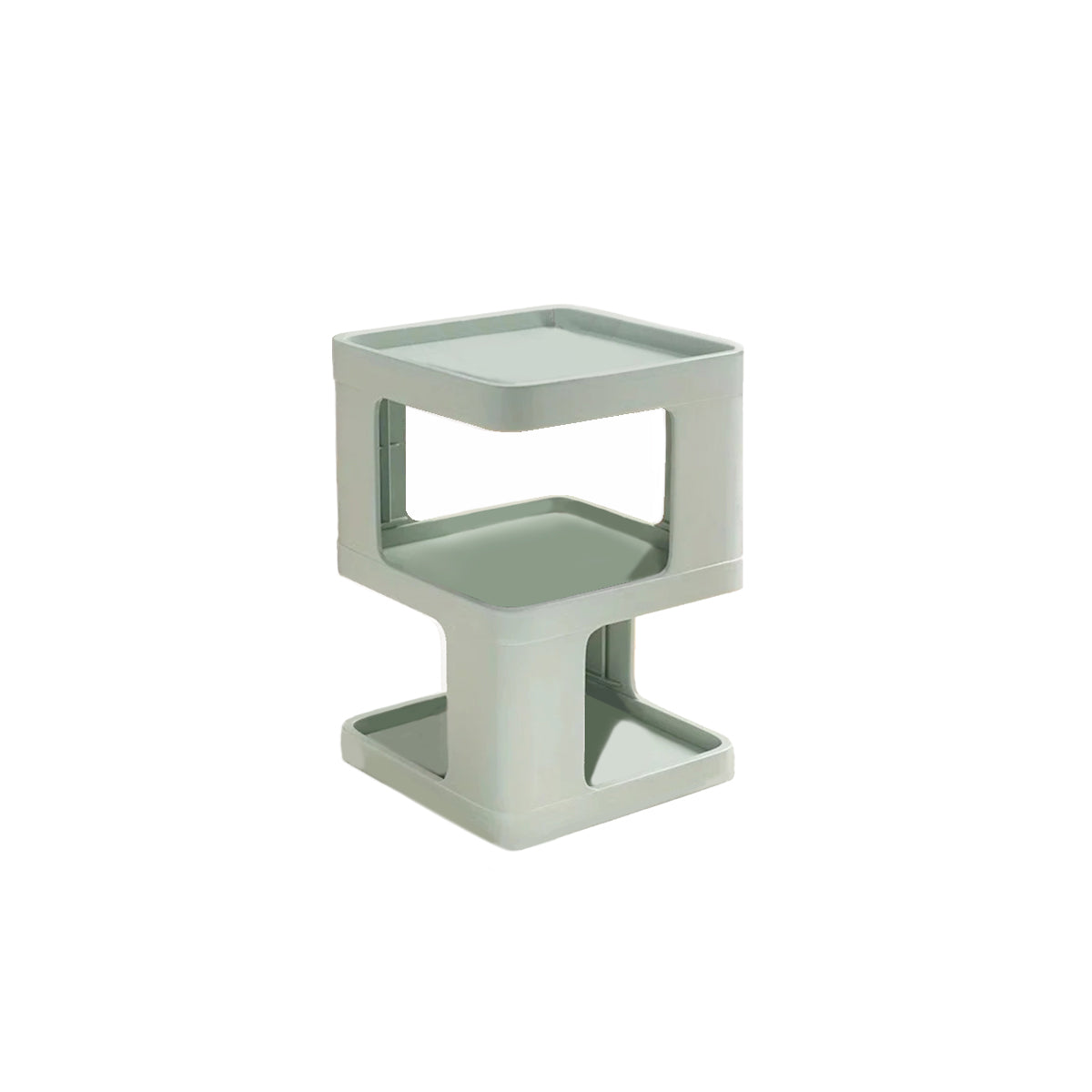 Side Table ABS Origami Folding Nordic Colorful Contemporary Furniture Living Room Bedroom Office Home Accent Table Gift Housewarming