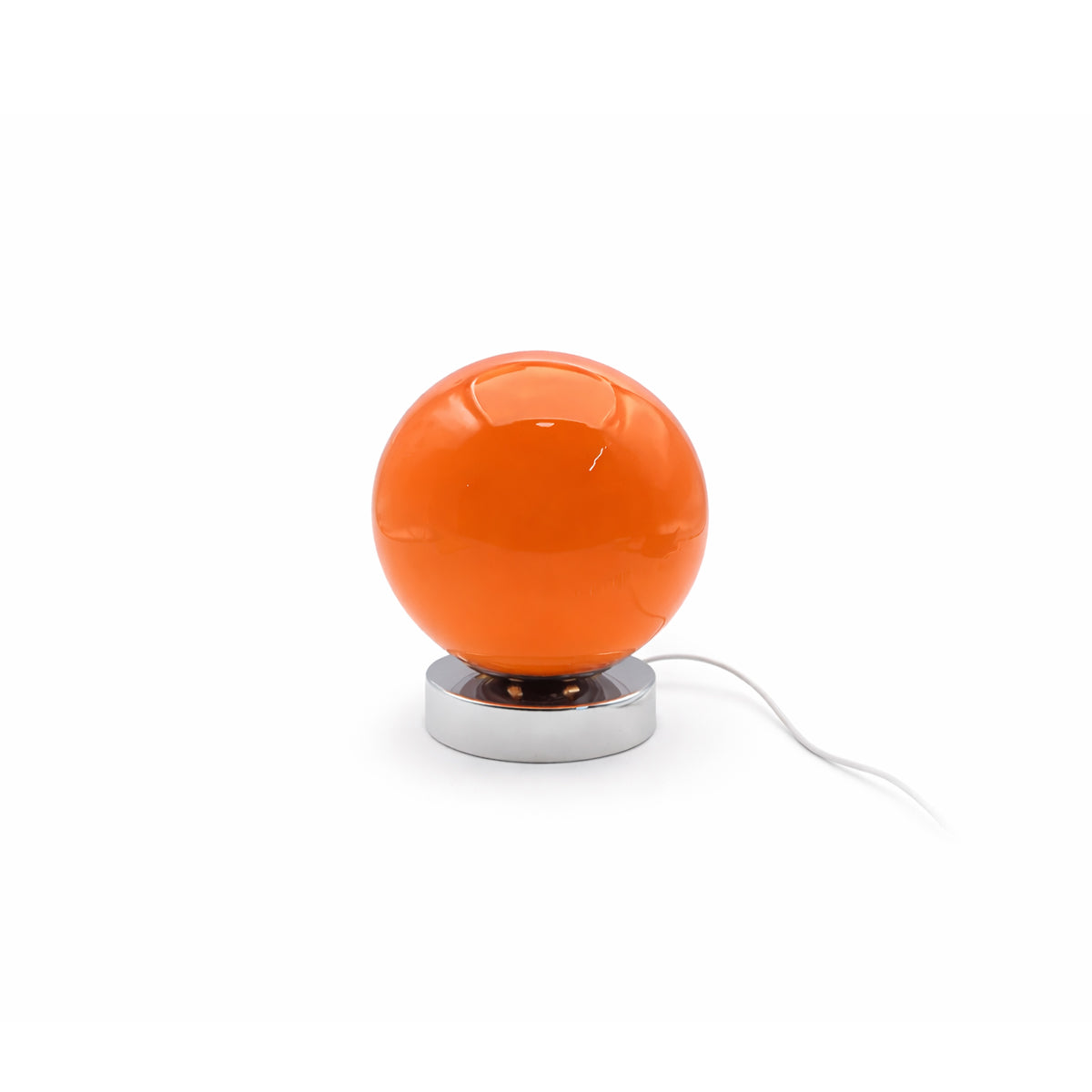 Table Lamp Glass Ball Chrome Retro Contemporary Nordic Minimalist Bedroom Living Room Office Shelf Desk Home Decor Gift Housewarming