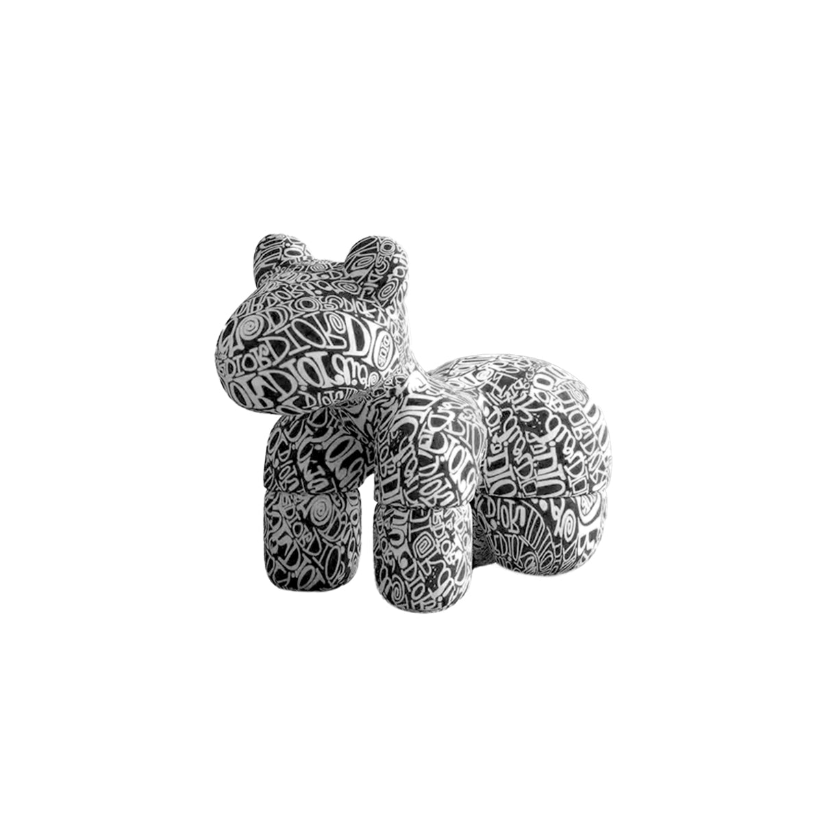 Accent Chair Stool Pony Pattern Design Lounge Chair Contemporary Furniture Bedroom Living Room Office Home Housewarming Gift