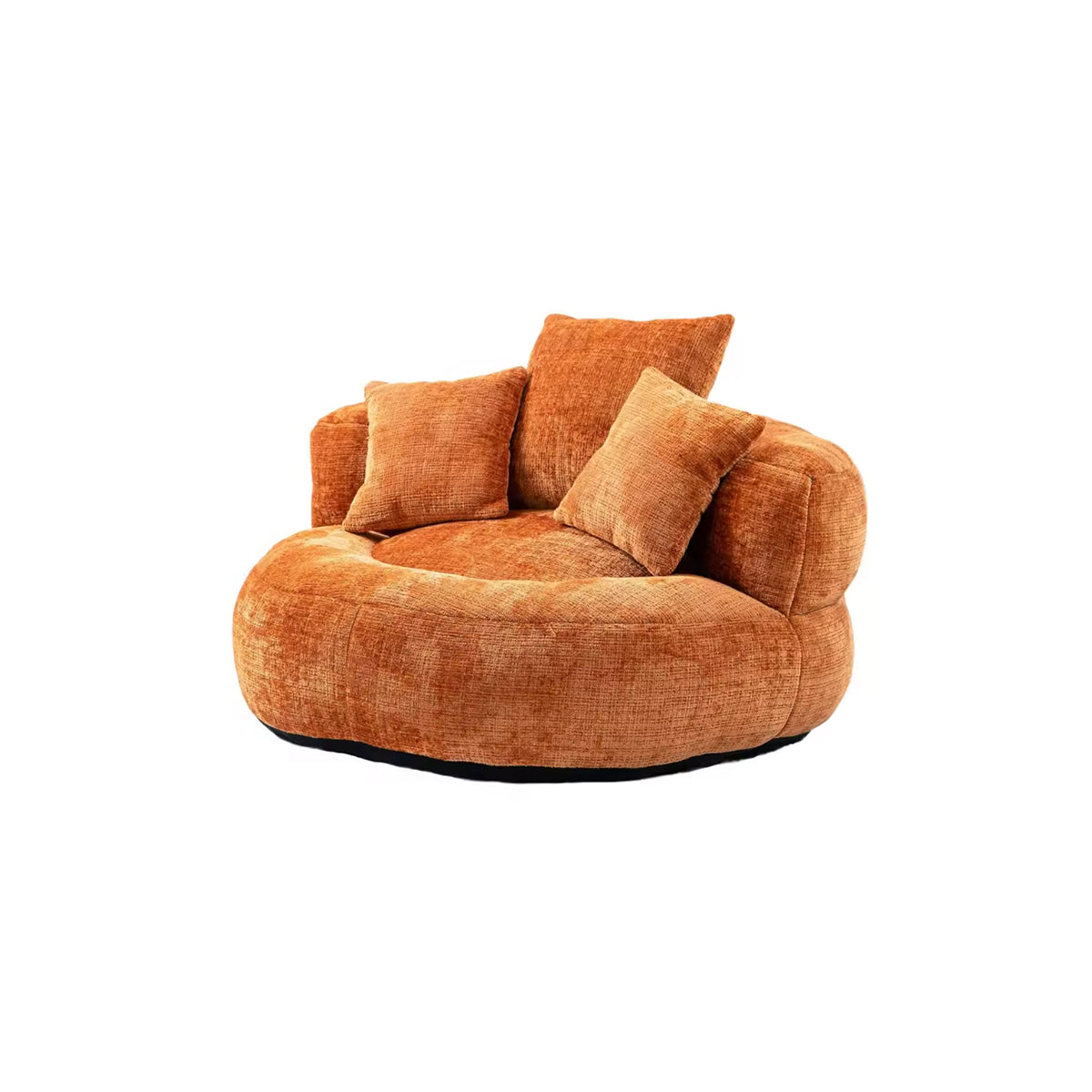 Bean Bag Chair Couch Round Chenille Lazy Sofa Contemporary Furniture Living Room Bedroom Office Home Lounge Seating Gift