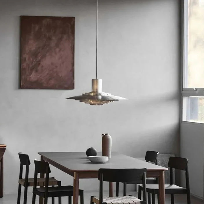 Pendant Ceiling Light Aluminum Contemporary Metal Minimalist Hanging Lamp Living Room Bedroom Dining Kitchen Office Gift