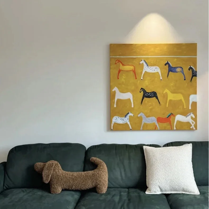Pillow Plush Dachshund Dog Lounge Humor Nordic Novelty Funny Bedroom Sofa Living Room Couch Home Decor Kids Gift Housewarming