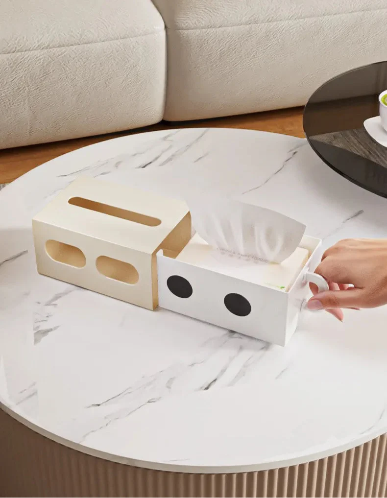 Tissue Holder Face Humor Retro Novelty Funny Game Room Desk Office Shelf Home Contemporary Unique Housewarming Decor Gift