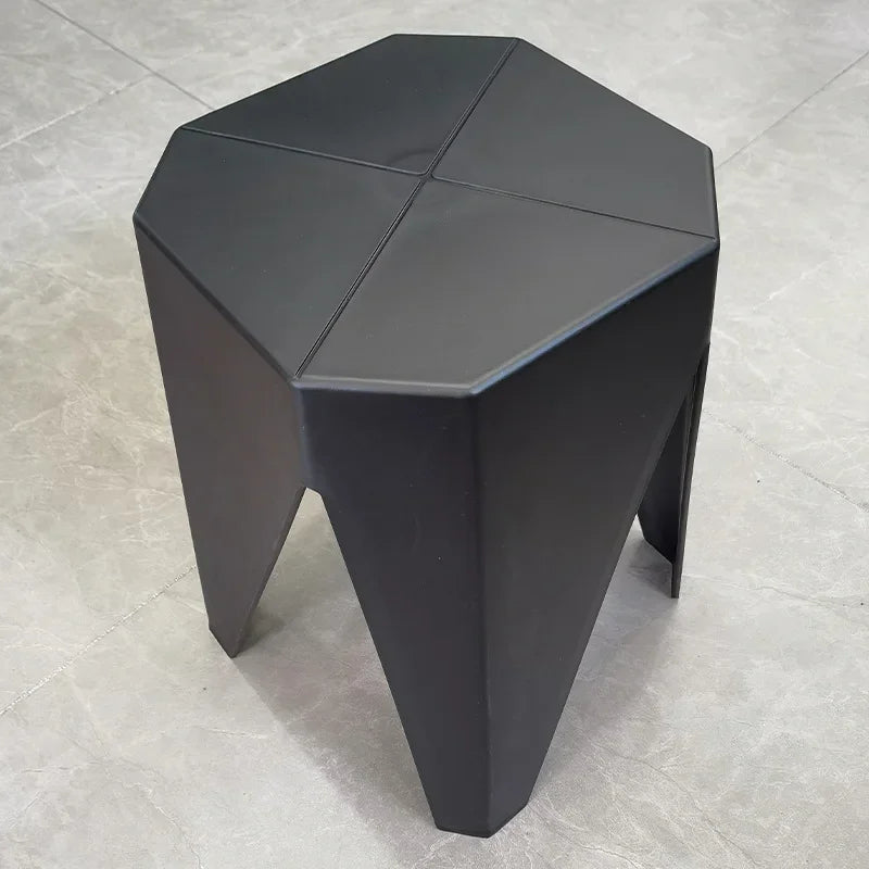 Dining Chair Stool Origami Eco-Mold Recycled ABS Nordic Retro Colorful Kitchen Office Home Furniture Housewarming Gift Dining