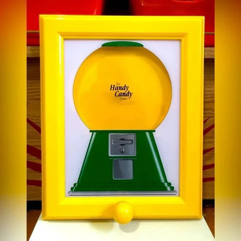 Candy Dispenser Wall Mount Frame Humor Retro Novelty Funny Wall Decor Living Room Bedroom Office Home Housewarming Gift Unique