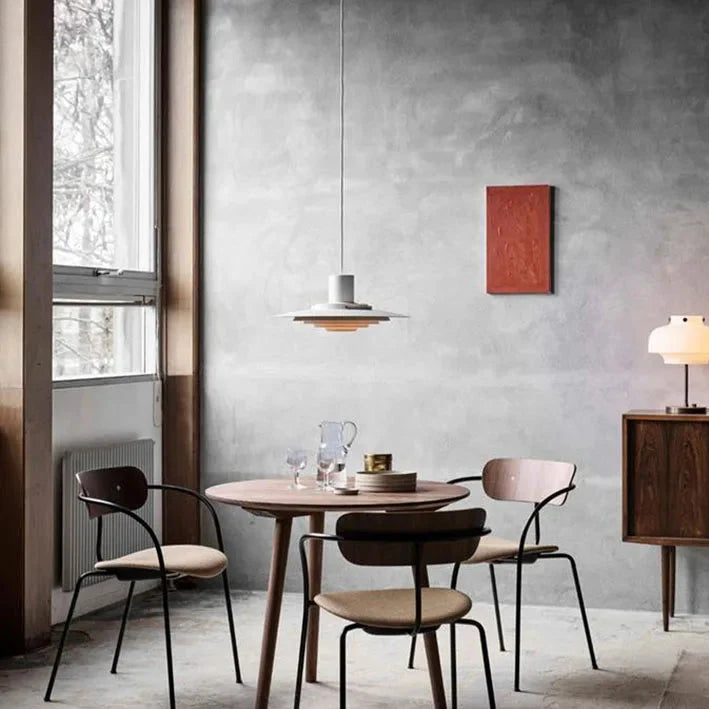 Pendant Ceiling Light Aluminum Contemporary Metal Minimalist Hanging Lamp Living Room Bedroom Dining Kitchen Office Gift