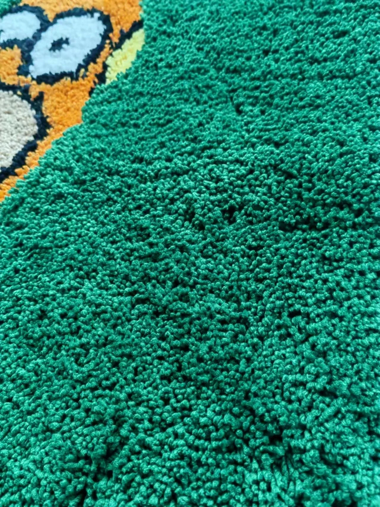 Rug Bath Mat Plush Humor Green Retro Funny Bedroom Living Room Game Room Office Kitchen Home Decor Housewarming Gift Unique